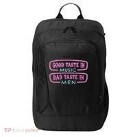 Good Taste In Music Bad Taste In City Backpack thumb 0