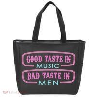Good Taste In Music Bad Taste In Tote Bag thumb 0