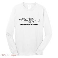 Garand Thumb IM Just Here For The Violence Long Sleeve Shirt thumb 0
