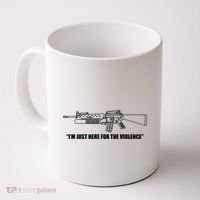 Garand Thumb IM Just Here For The Violence Coffee Mug thumb 0