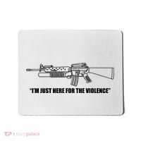 Garand Thumb IM Just Here For The Violence Mousepad thumb 0