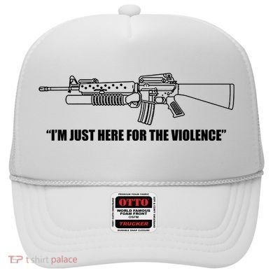 Garand Thumb IM Just Here For The Violence Hat