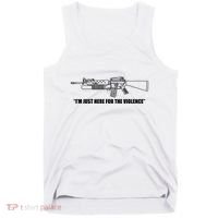 Garand Thumb IM Just Here For The Violence Tank Top thumb 0