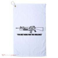 Garand Thumb IM Just Here For The Violence Golf Towel thumb 0