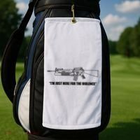Garand Thumb IM Just Here For The Violence Golf Towel thumb 2