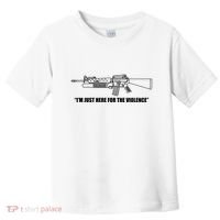 Garand Thumb IM Just Here For The Violence Toddler T-Shirt thumb 0