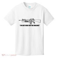 Garand Thumb IM Just Here For The Violence Kids T-Shirt thumb 0
