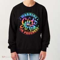 Girl Trip In Progress Tie Dye Women's Sweatshirt thumb 0
