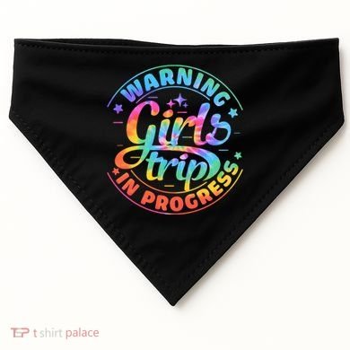 Girl Trip In Progress Tie Dye USA-Made Doggie Bandana
