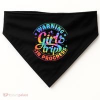 Girl Trip In Progress Tie Dye USA-Made Doggie Bandana thumb 0