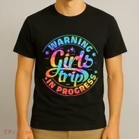 Girl Trip In Progress Tie Dye T-Shirt thumb 3