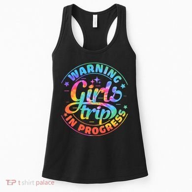 Girl Trip In Progress Tie Dye Women's Tank Top