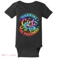Girl Trip In Progress Tie Dye Baby Bodysuit thumb 0