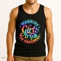 Girl Trip In Progress Tie Dye Tank Top thumb 3
