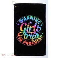 Girl Trip In Progress Tie Dye Golf Towel thumb 0