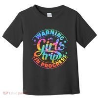 Girl Trip In Progress Tie Dye Toddler T-Shirt thumb 0