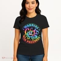 Girl Trip In Progress Tie Dye Women's T-Shirt thumb 4