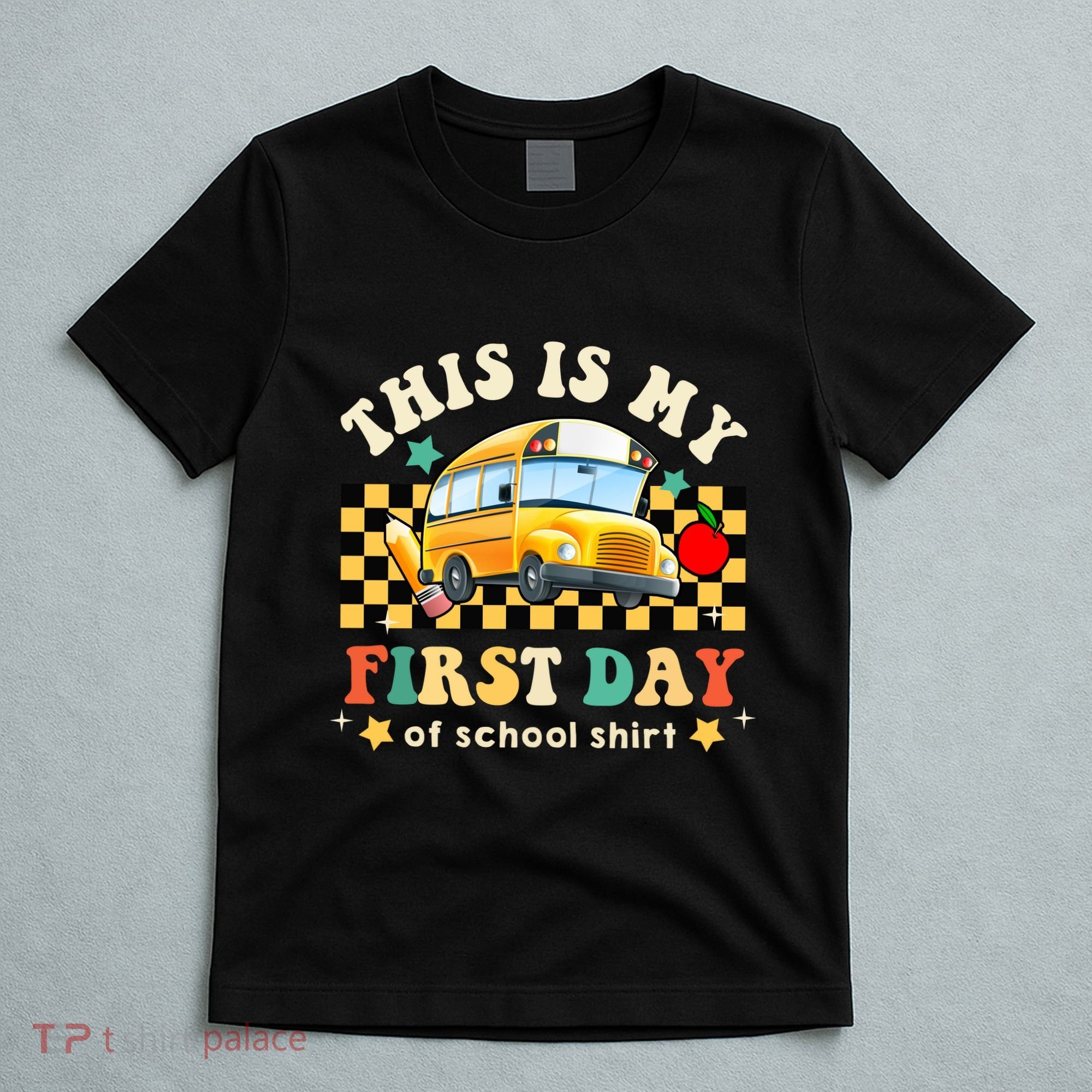 Groovy This Is My First Day Of School Funny Manatee Gifts T-Shirt