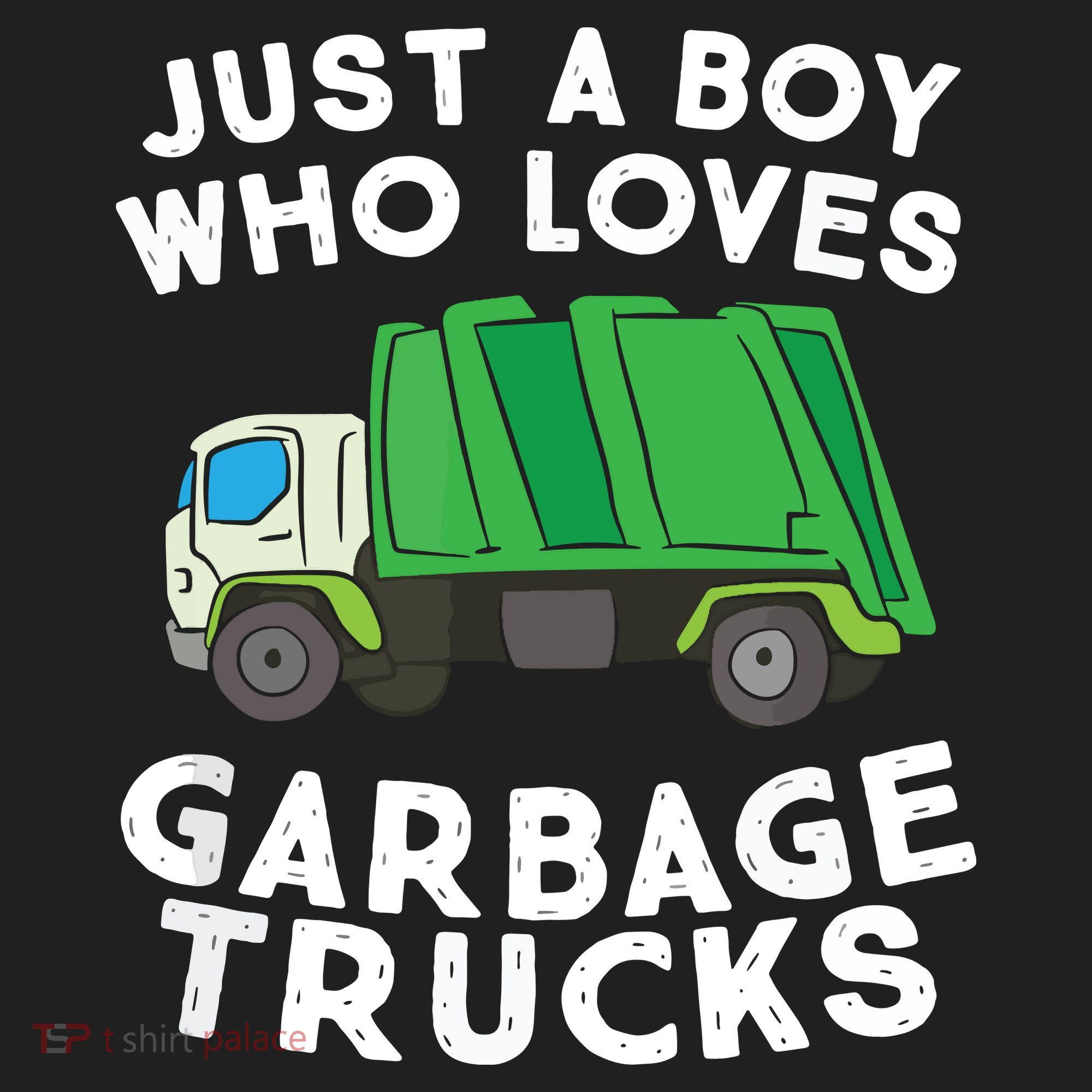 Garbage Truck Just A Boy Who Loves Garbage Trucks Beanie