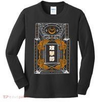 Golden Tigers Japanese Text Aggressive Kids Long Sleeve Shirt thumb 0