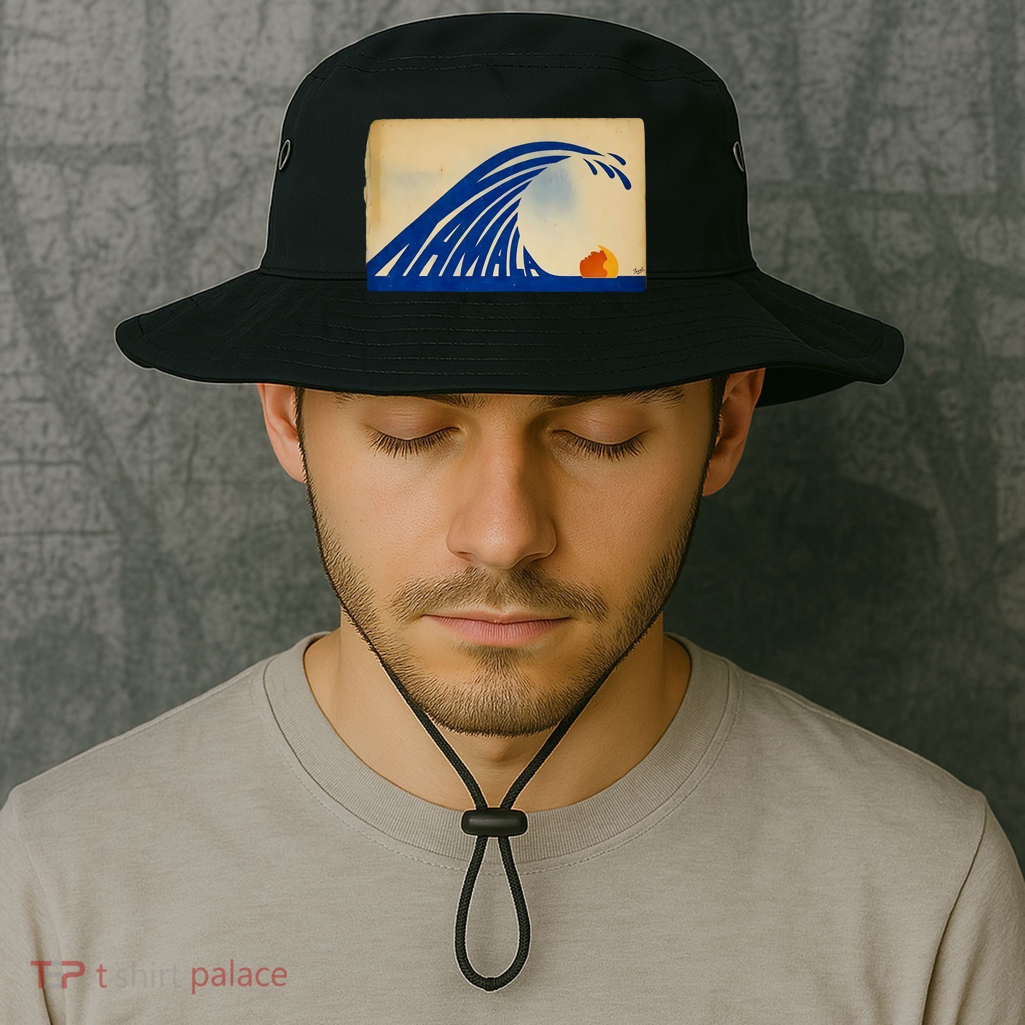 Gary Taxali Kamala Wave Bucket Hat