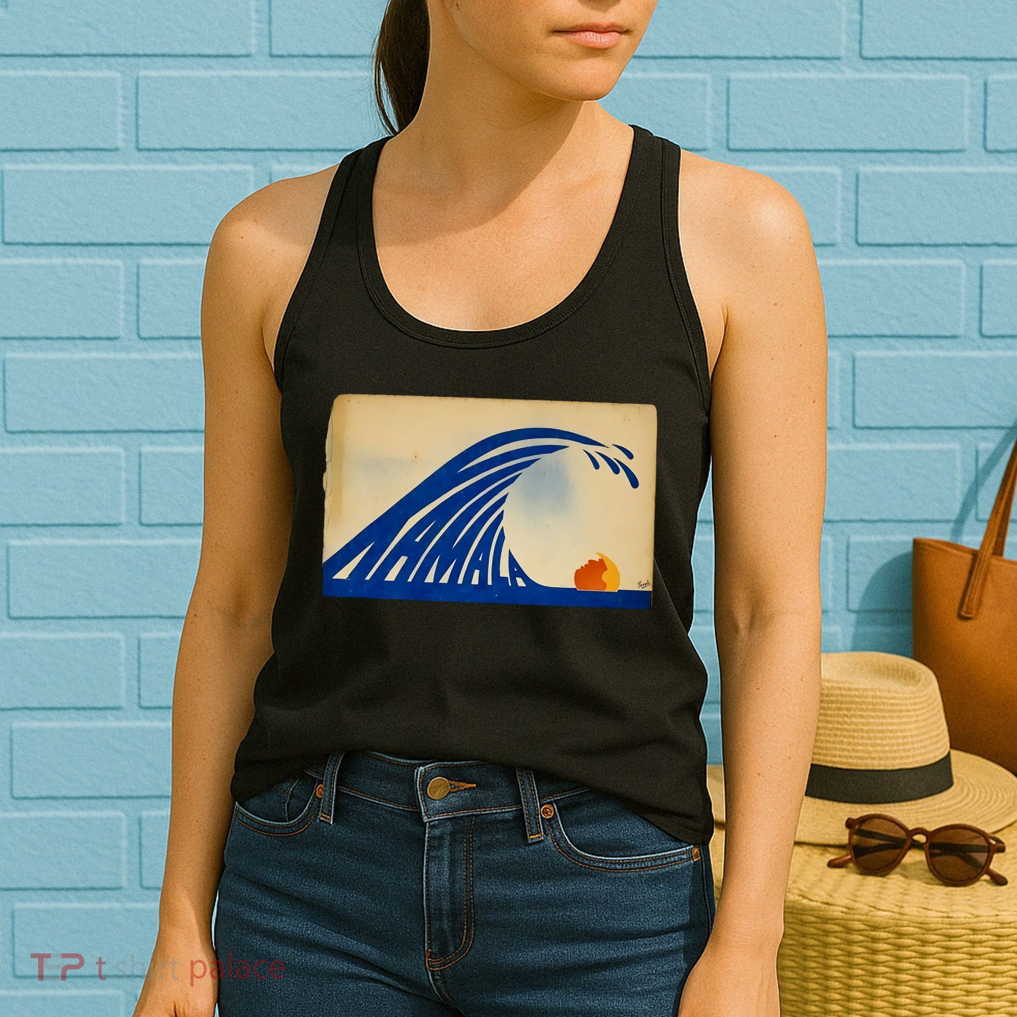 Gary Taxali Kamala Wave Women's Tank Top