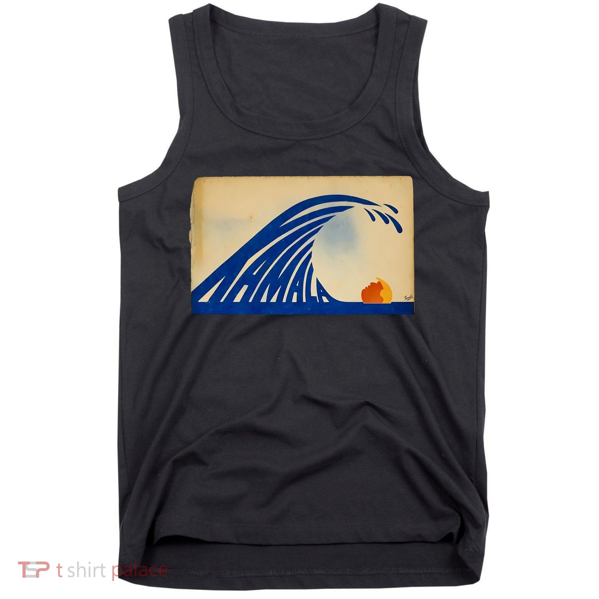 Gary Taxali Kamala Wave Tank Top