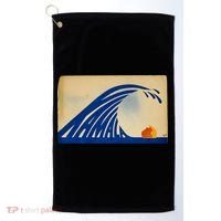 Gary Taxali Kamala Wave Golf Towel thumb 0