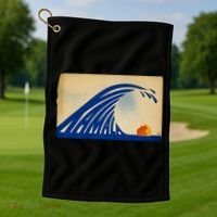 Gary Taxali Kamala Wave Golf Towel thumb 1