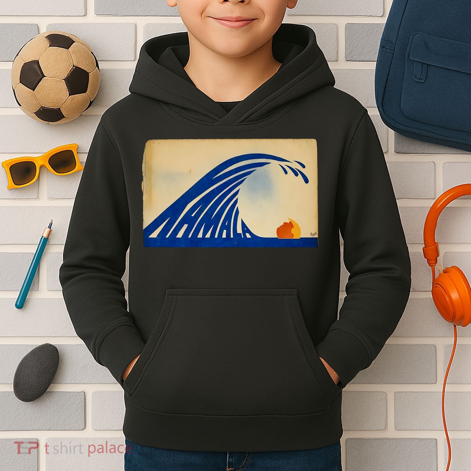 Gary Taxali Kamala Wave Kids Hoodie