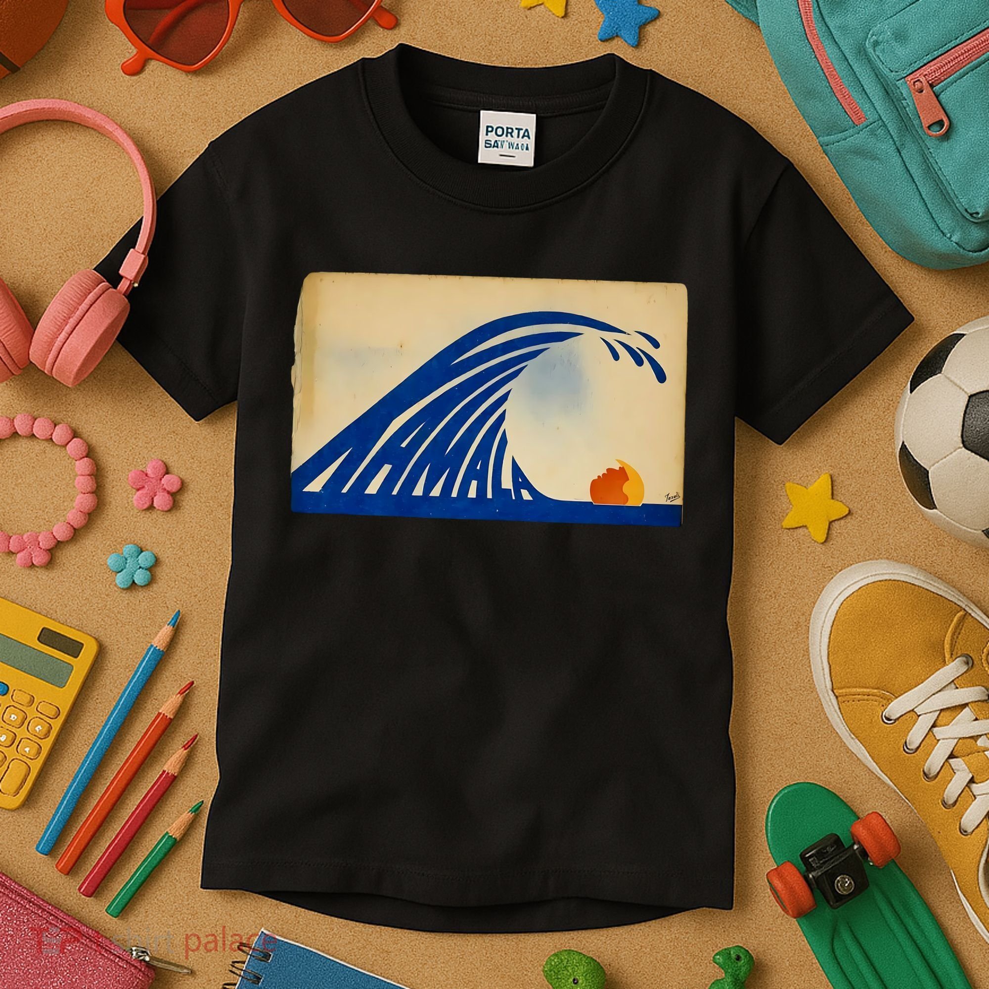 Gary Taxali Kamala Wave Kids T-Shirt