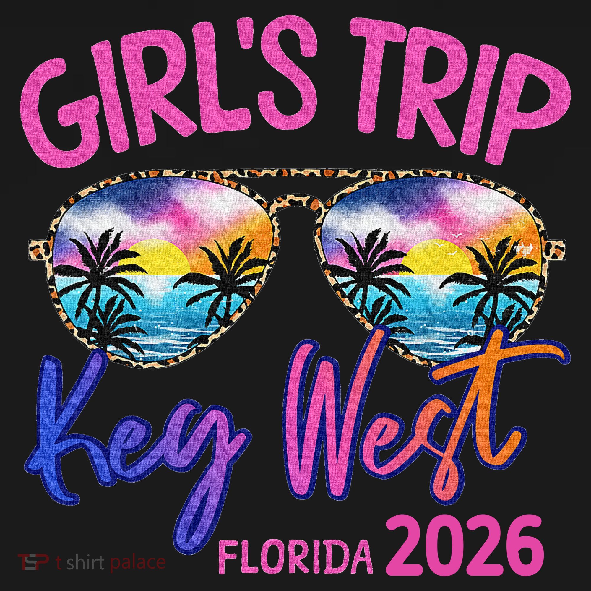 Girls Trip Key West Florida 2026 Vacation Backpack