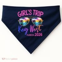 Girls Trip Key West Florida 2026 Vacation USA-Made Doggie Bandana thumb 0