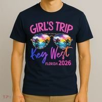 Girls Trip Key West Florida 2026 Vacation T-Shirt thumb 3