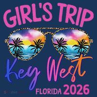 Girls Trip Key West Florida 2026 Vacation Baby Bodysuit thumb 2
