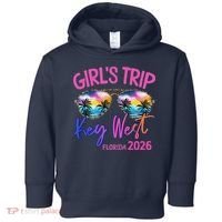 Girls Trip Key West Florida 2026 Vacation Toddler Hoodie thumb 0