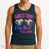Girls Trip Key West Florida 2026 Vacation Tank Top thumb 3