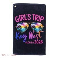 Girls Trip Key West Florida 2026 Vacation Golf Towel thumb 0