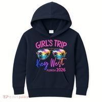 Girls Trip Key West Florida 2026 Vacation Kids Hoodie thumb 0