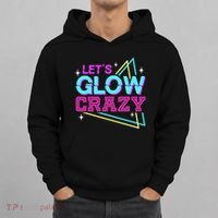 Group Team Lets A Glow Crazy Retro Hoodie thumb 0