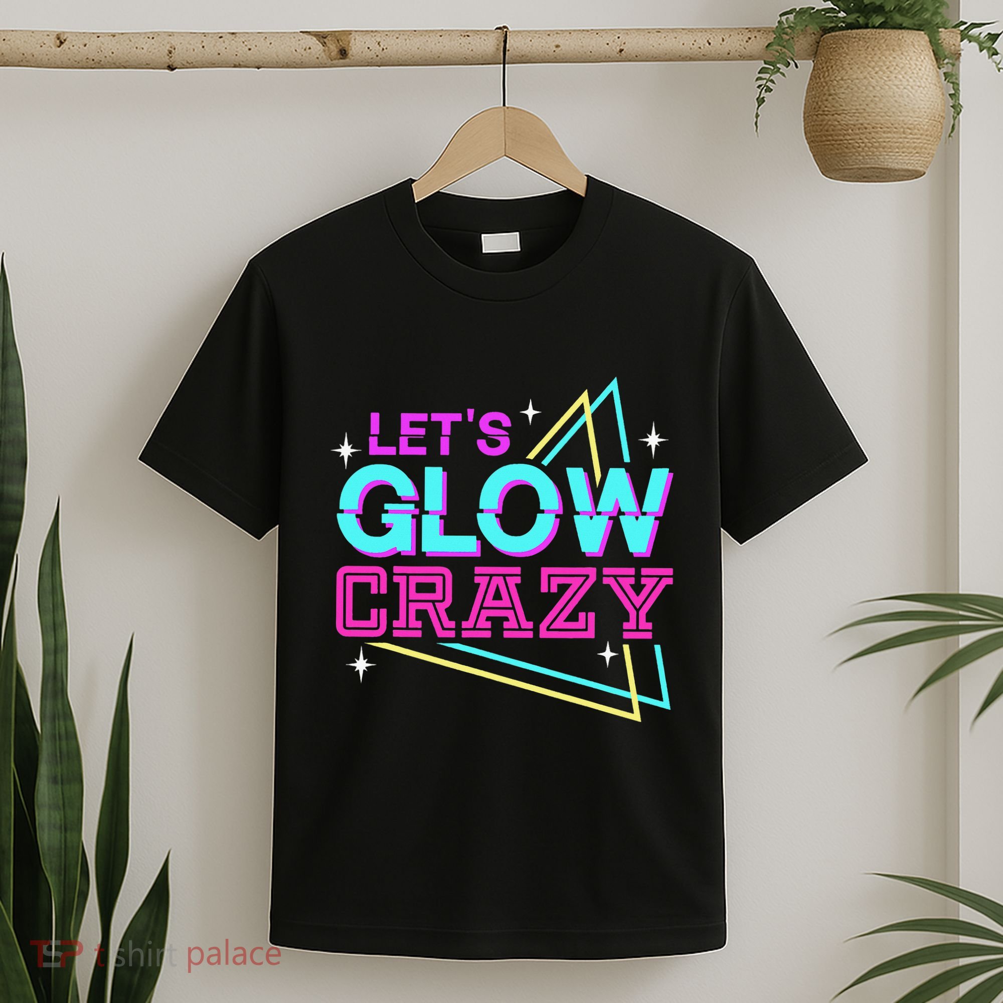 Group Team Lets A Glow Crazy Retro T-Shirt