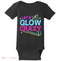 Group Team Lets A Glow Crazy Retro Baby Bodysuit thumb 0