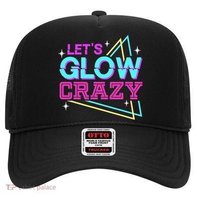 Group Team Lets A Glow Crazy Retro Hat