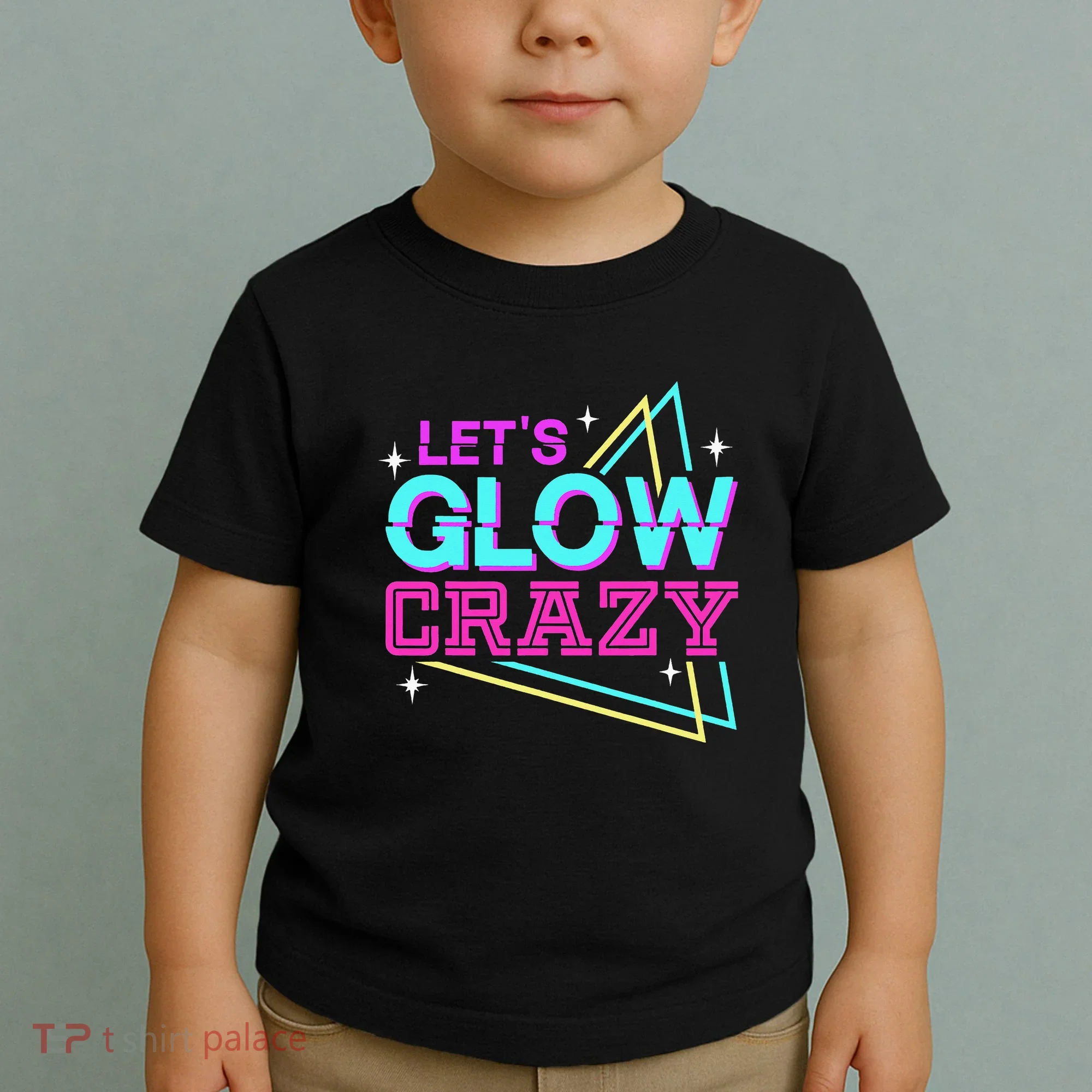 Group Team Lets A Glow Crazy Retro Toddler T-Shirt