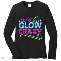 Group Team Lets A Glow Crazy Retro Women's Long Sleeve Shirt thumb 0