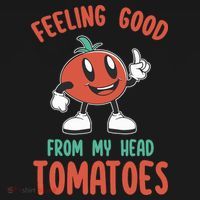 Groovy Tomato Lover Vegan Feeling Good From My Head Tomatoes Backpack thumb 2