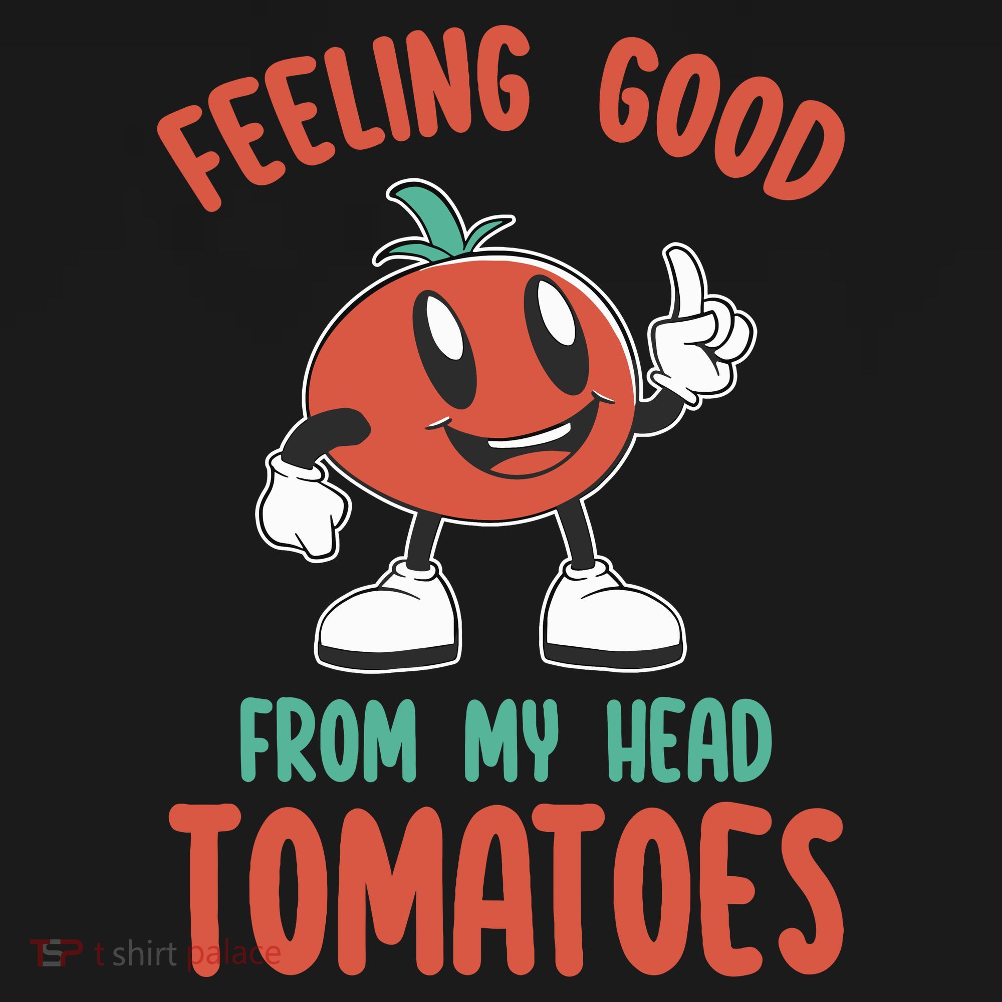 Groovy Tomato Lover Vegan Feeling Good From My Head Tomatoes Ornament