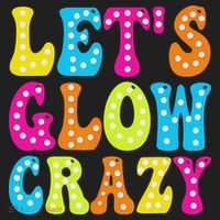 Group Team Lets A Glow Crazy Retro Colorful Quote Women's Sweatshirt thumb 2