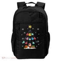 Guitar Tree Lights Christmas Pajamas Guitar Lovers Xmas Tree Cool Gift Backpack thumb 0