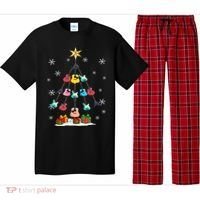 Guitar Tree Lights Christmas Pajamas Guitar Lovers Xmas Tree Cool Gift Pajama Set thumb 0
